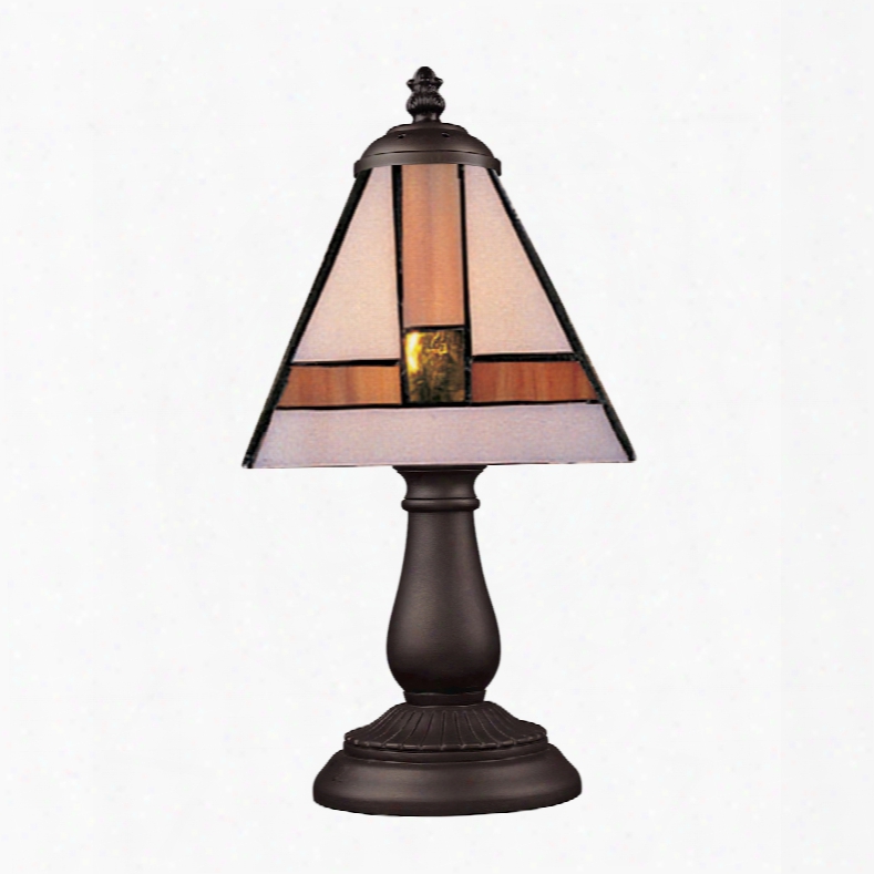 Elk Lighting Mix-n-match 1-light Table Lamp In Tiffany Bronze