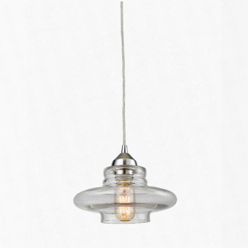 Elk Lighting Orbital 1-light Pendant In Polished Chrome