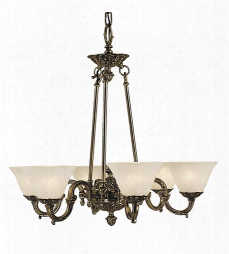 Framburg Napoleonic 6-light 28 Inch Dining Chandelier