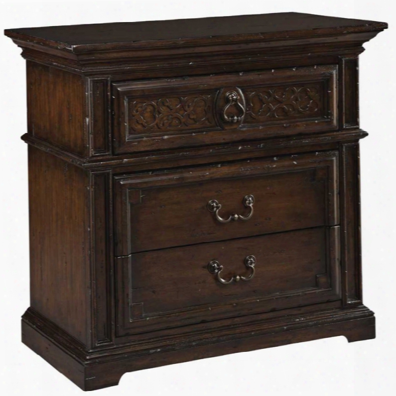 Hekman Canyon Retreat Three Drawer Nightstand