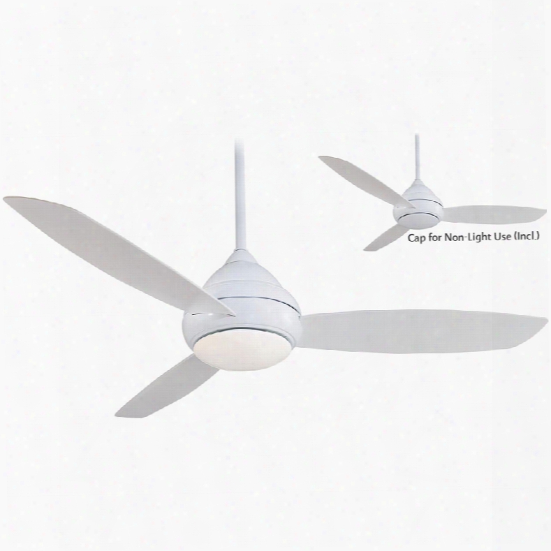 Minka Aire Concept I Wet 1-light Ceiling Fan In Whige