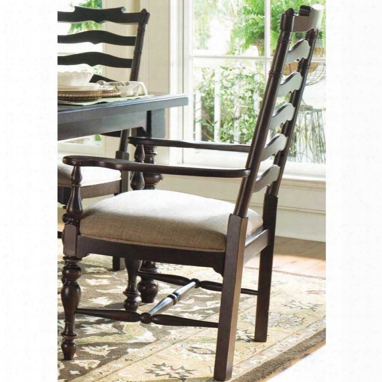 Paula Deen Tobacco Mike's Arm Chair - Set Of 2