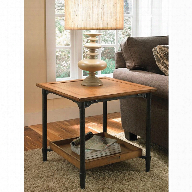 Broyhill Ember Grove Tray Top Lamp Table