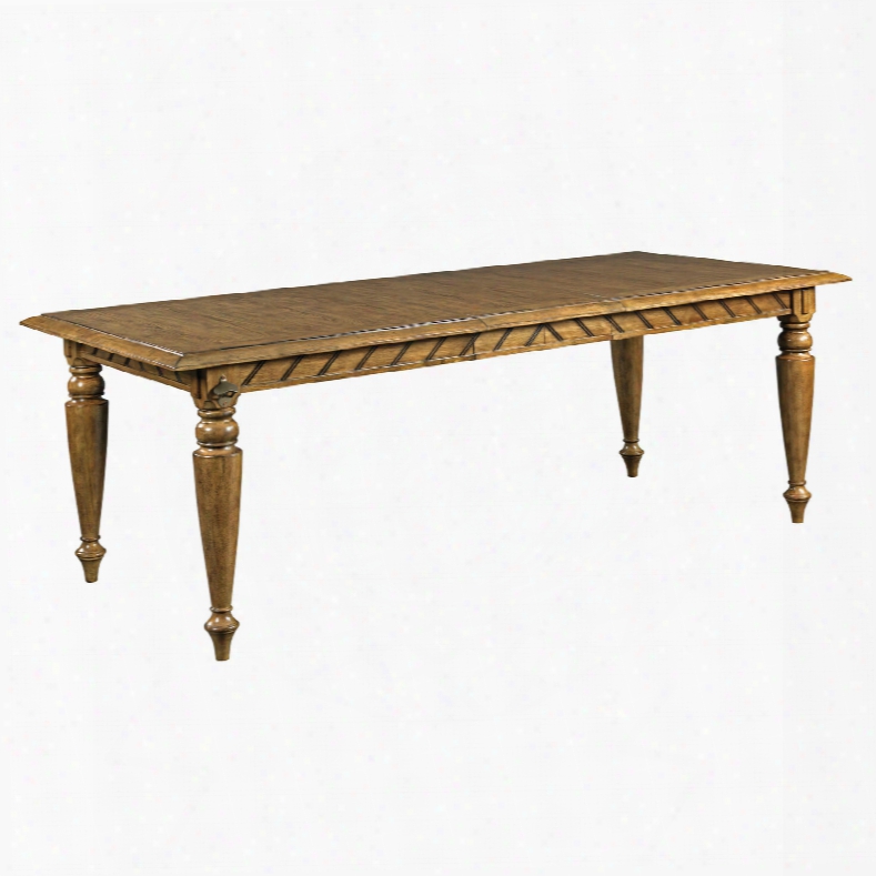 Broyhill New Vintage Chevron Dining Table