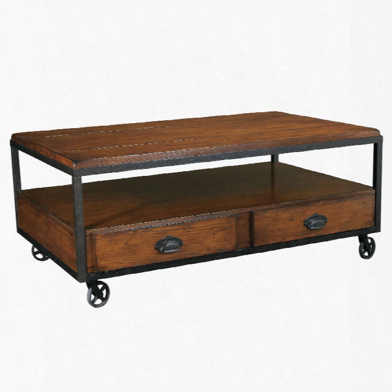 Hammary Baja Rectangular Storage Cocktail Table