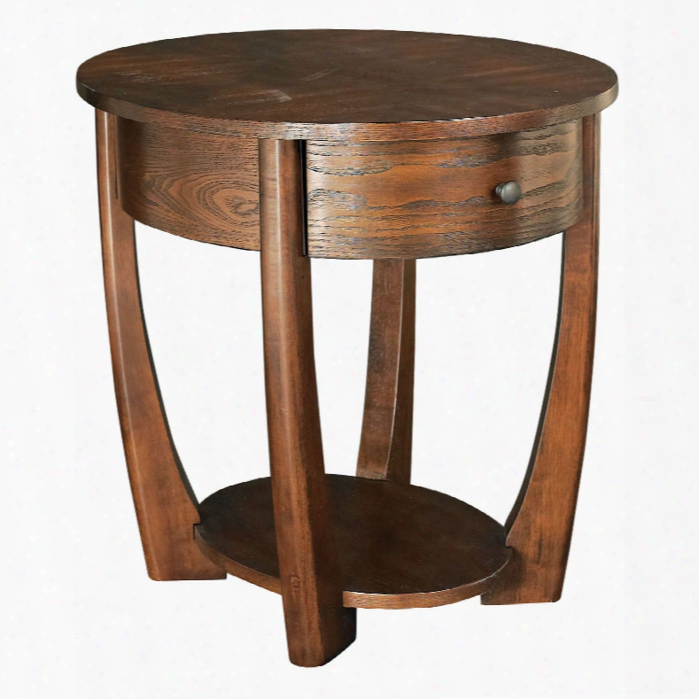 Hammary Concierge Oval End Table