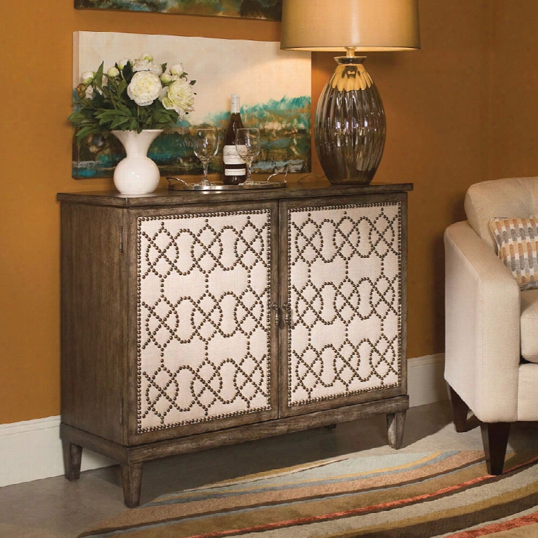 Hammary Hidden Treasures Nailhead Cabinet