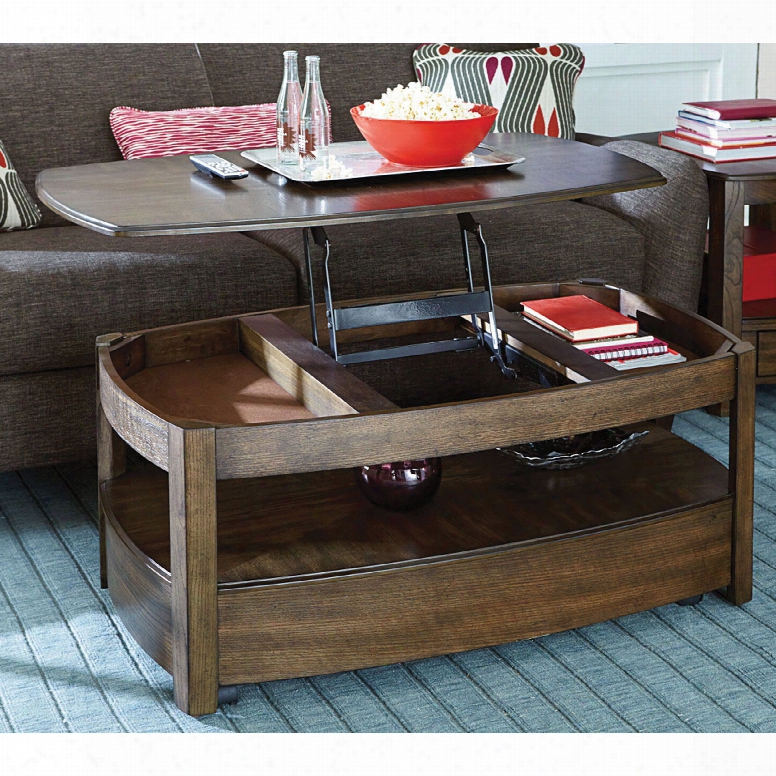 Hammary Primo Rectangular Lift Top Cocktail Table