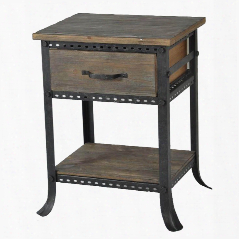 Madison Park Cirque End Table With Drawer