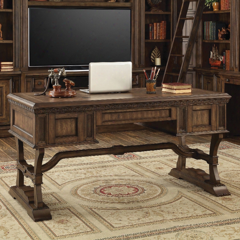 Parker House Aria Writing Desk With Usb Power Center