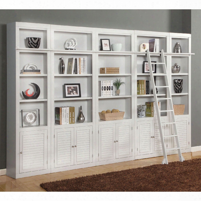 Parker House Boca Library Bookcase Wall