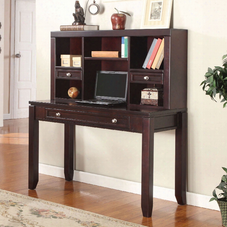Parker House Boston 47 Inch Writing Desk With Hutch