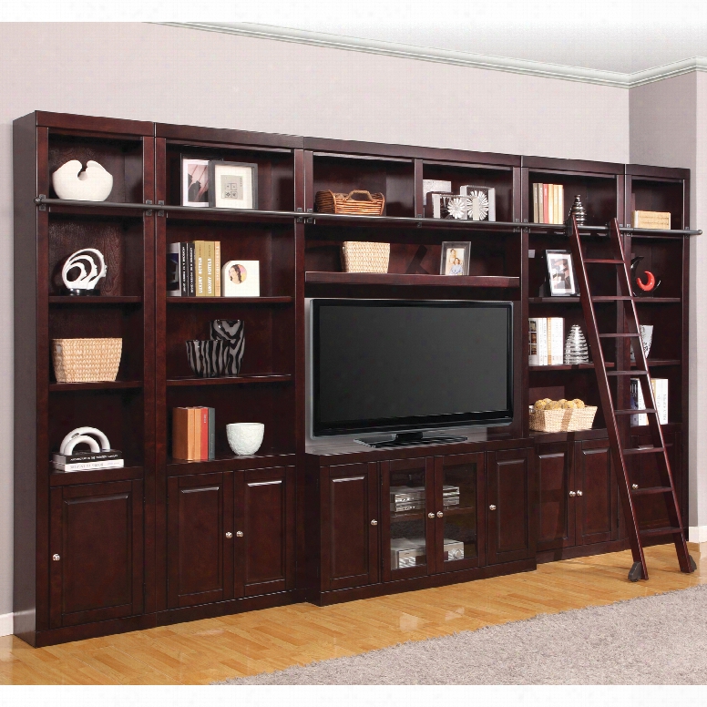 Parker House Boston 6 Piece Entertainment Center