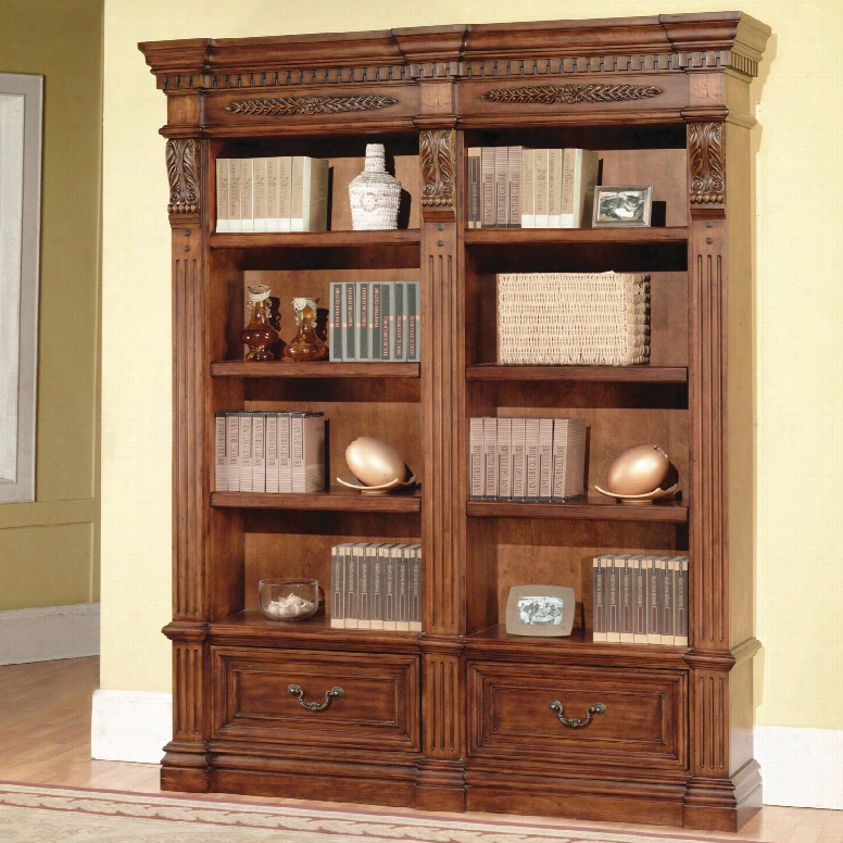 Parker House Grand Manor Granad 2 Piece Museum Bookcase