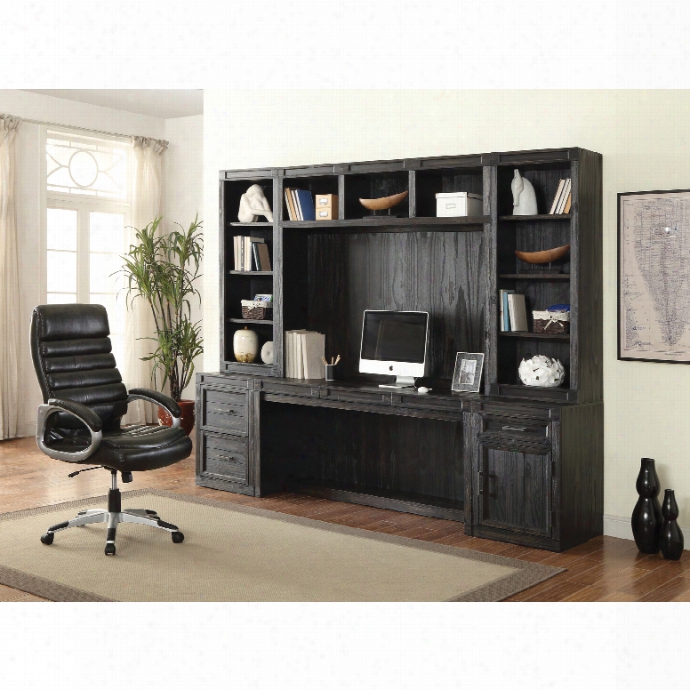 Parker House Hudson 6 Piece Home Office Wall Unit