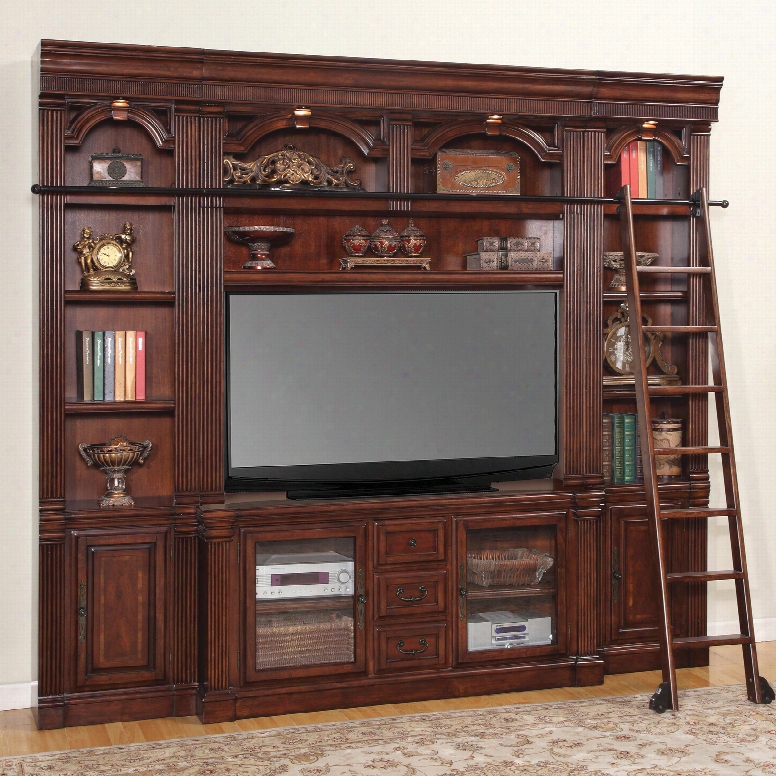 Parker House Wellington 4 Piece Entertainment Center