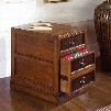 Hammary Mercantile Rolling File Cabinet