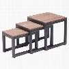 Zuo Era Civic Center Nesting Tables in Distressed Natural