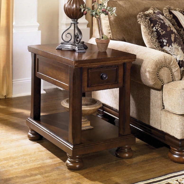 Signature Desiign By Ashley Portage Chairside End Table