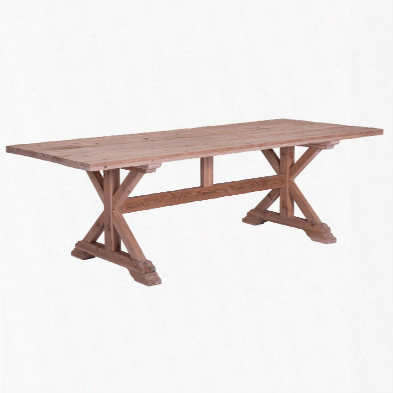 Zuo Era Alliance Dining Table In Natural Fir