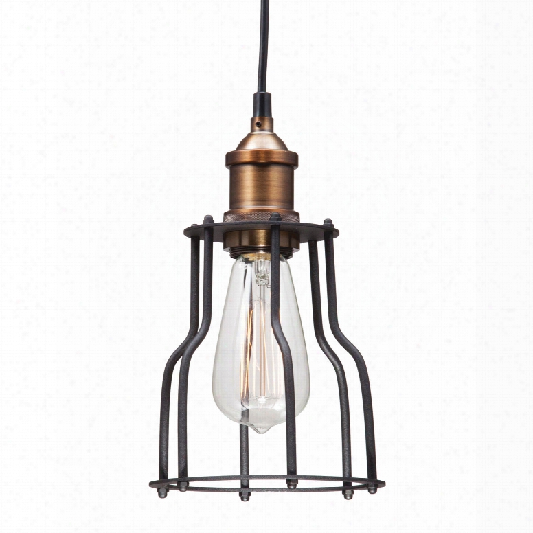 Zuo Era Aragonite Black And Copper Ceiling Lamp