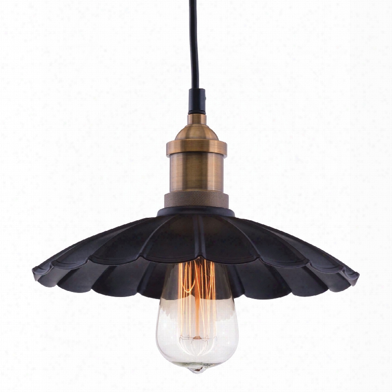 Zuo Era Hamilton Anitque Black And Copper Ceiling Lamp