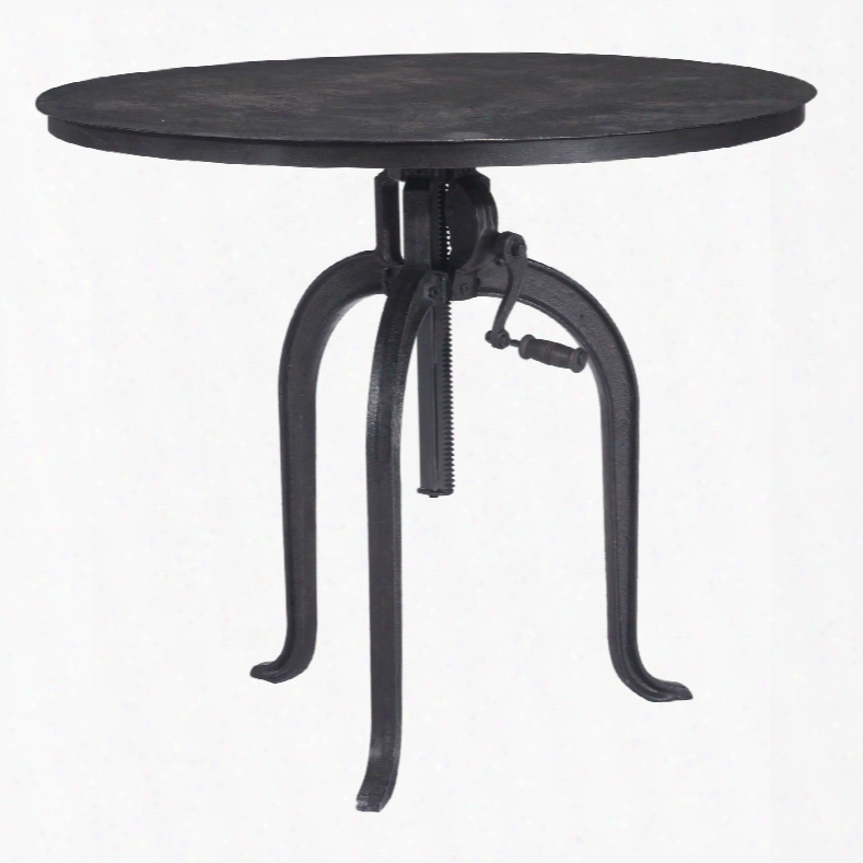 Zuo Era Lincoln Dining Table In Antique Black