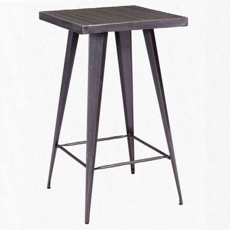 Zuo Era Olympia Bar Table In Gunmetal