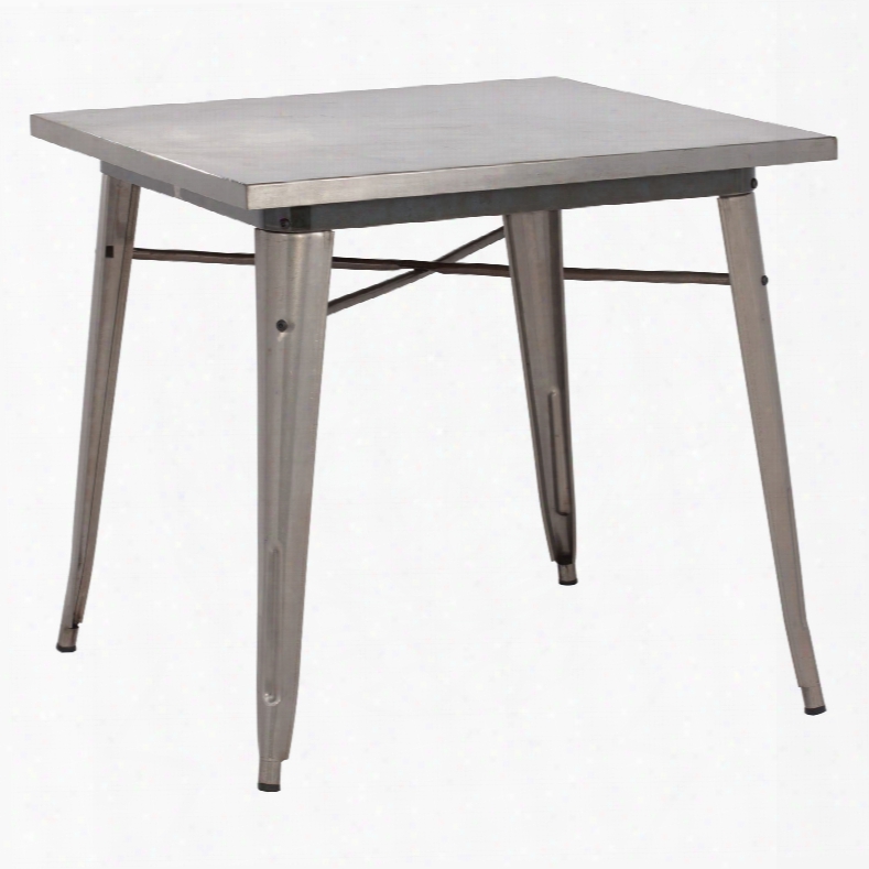 Zuo Era Olympia Dining Table Gunmetal