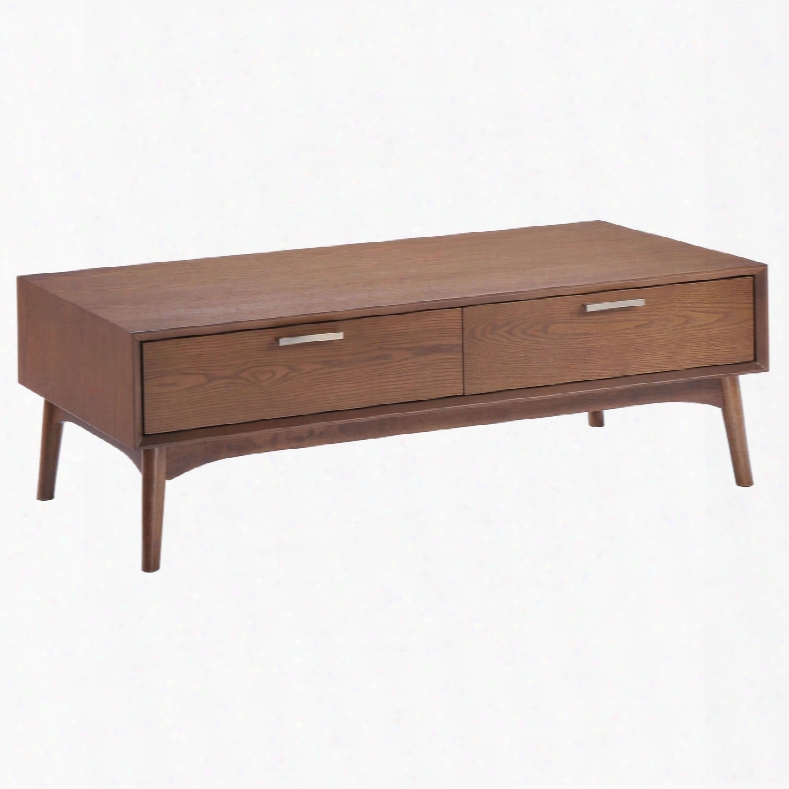 Zuo Modern Design District Coffee Table In Walnut