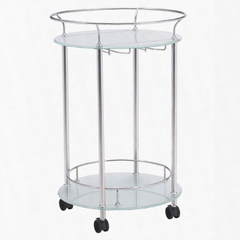 Zuo Modern Plato Serving Cart In Stainless Steel