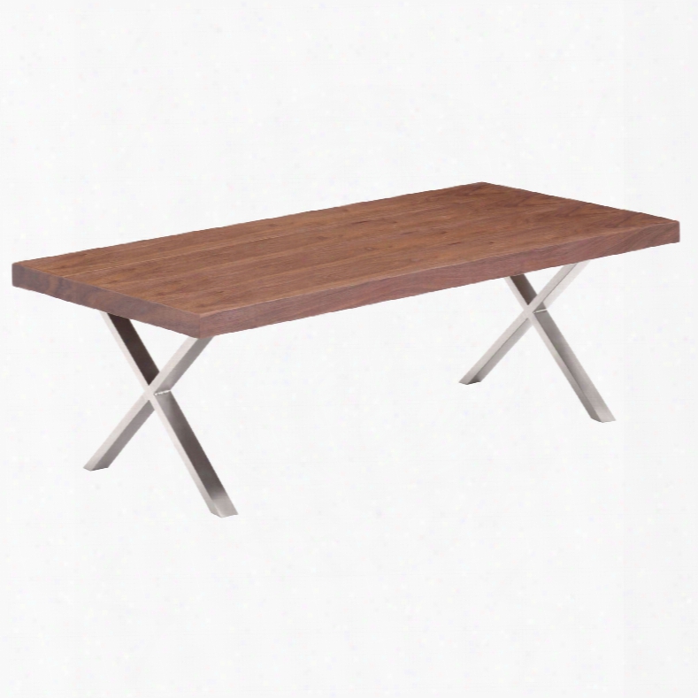 Zuo Modern Renmen Coffee Table In Walnut