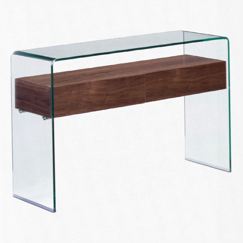 Zuo Modern Shaman Console Table In Walnut