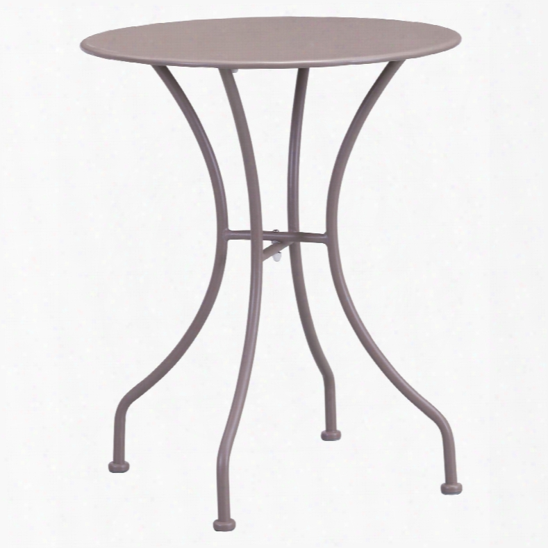 Zuo Vive Oz Round Dining Table In Taupe