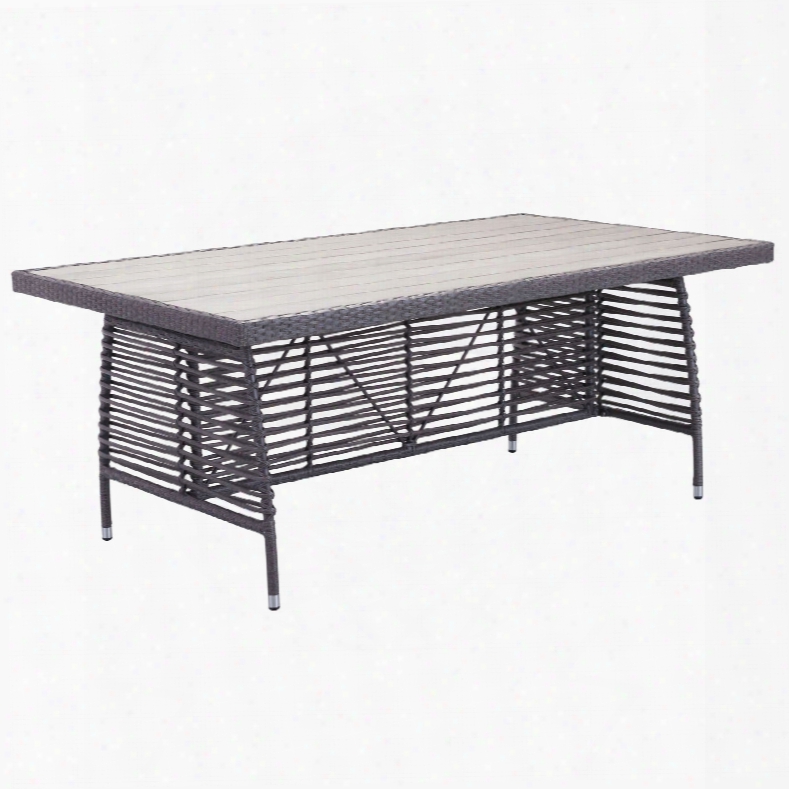 Zuo Vive Sandbanks Dining Table In Gray