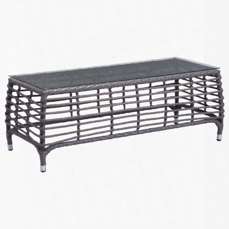 Zuo Vive Wreak Beach Coffee Table In Gray