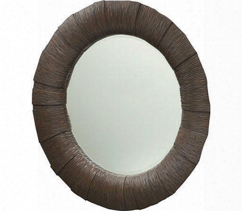 American Drew Grove Point Round Mirror