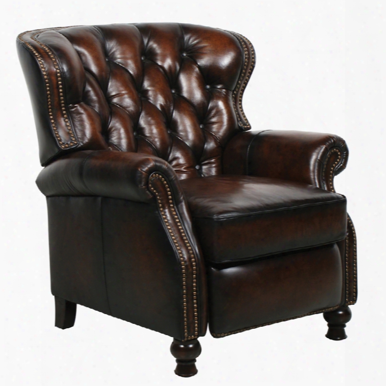 Barcalounger Presidential Ii Power Recliner In Stetson Coffee