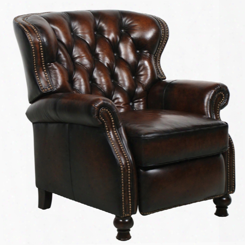 Barcalounger Presidential Ii Recliner In Stetson Coffee