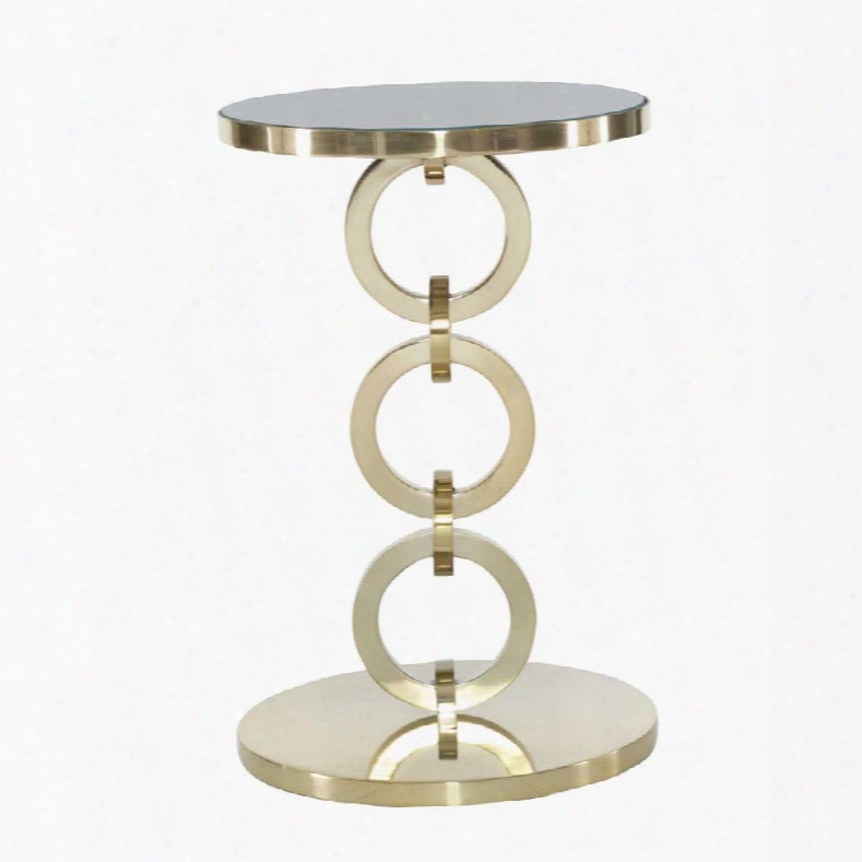 Bernhardt Jet Set Round Chairside Table