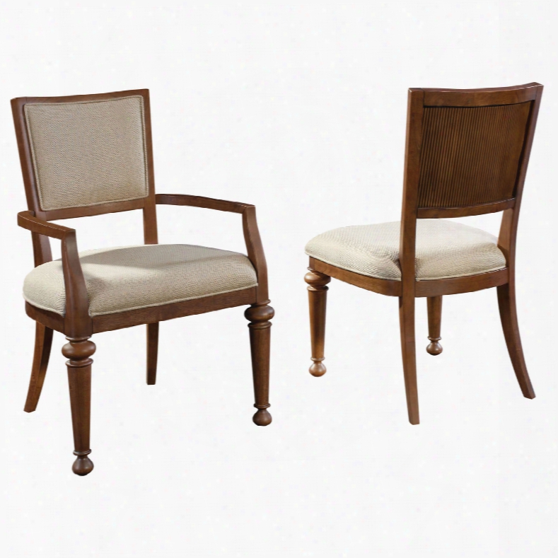 Broyhill Cascade Upholstered Seat And Back Side Chair - Set Of 2