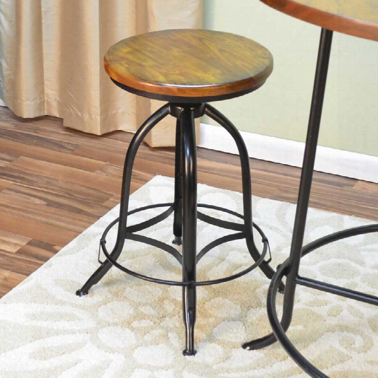 Carolina Forge Blain Adjustable Stool