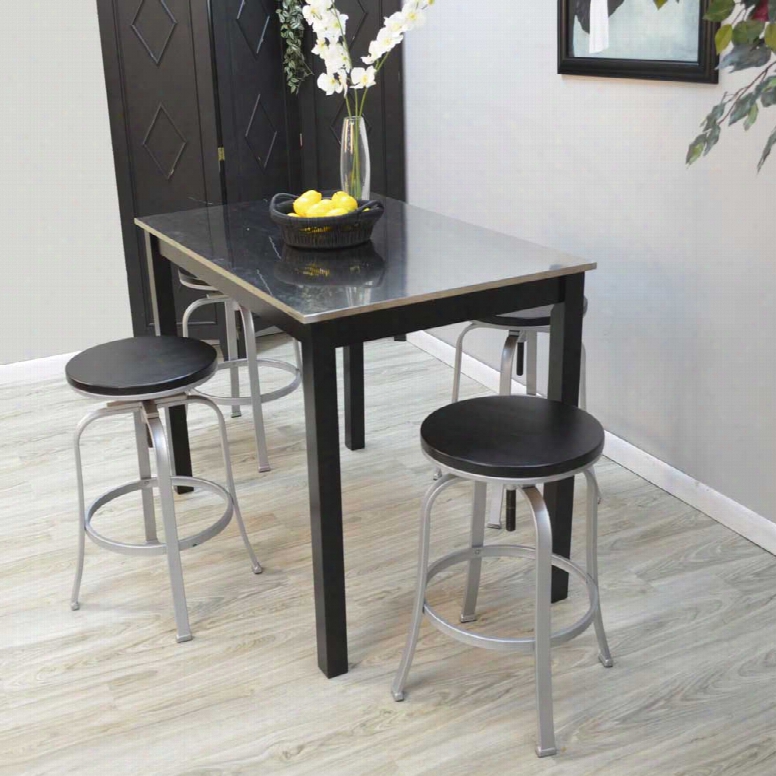 Carolina Forge Cooper Bar Table And Taylor Adjustable Stools