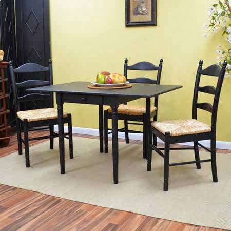 Carolina Fore Hampton Drop Leaf Table And Marcy Chairs 5-piece Set