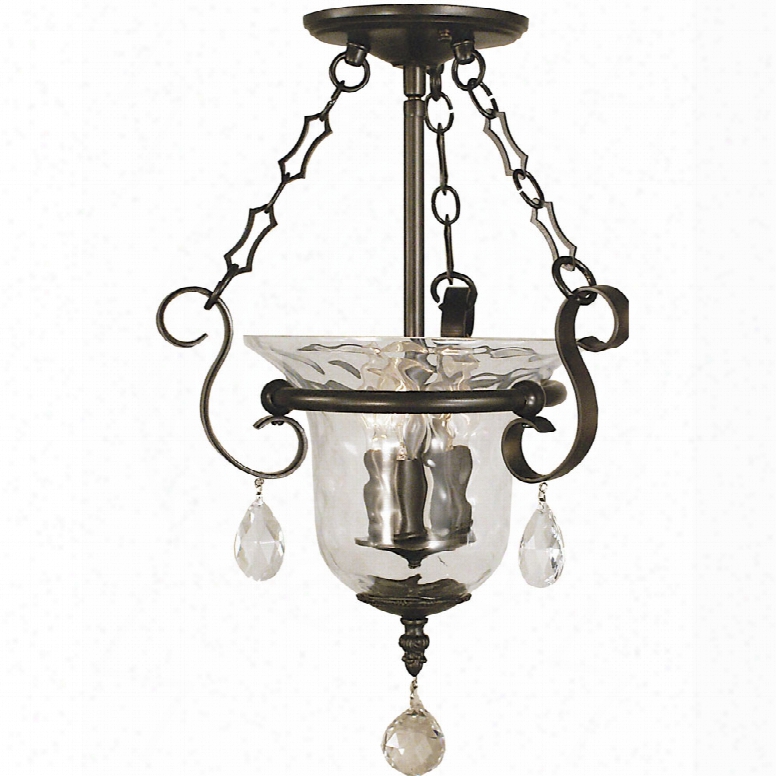 Framburg Lighting Carcassonne 3-light Semi-flush Mount