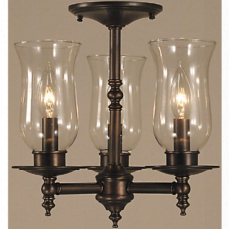 Framburg Lighting Sheraton 3-light Semi-flush Mount