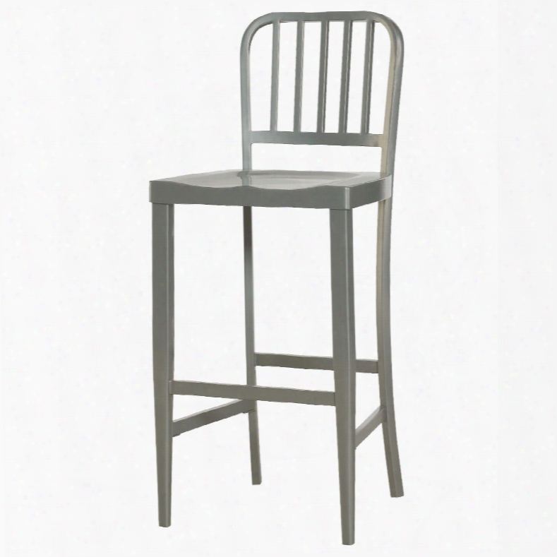 Hammary Hidden Treasures Gray Bar Stool