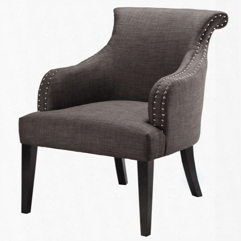 Madison Park Alexis Rollback Accent Chair In Roma Granite