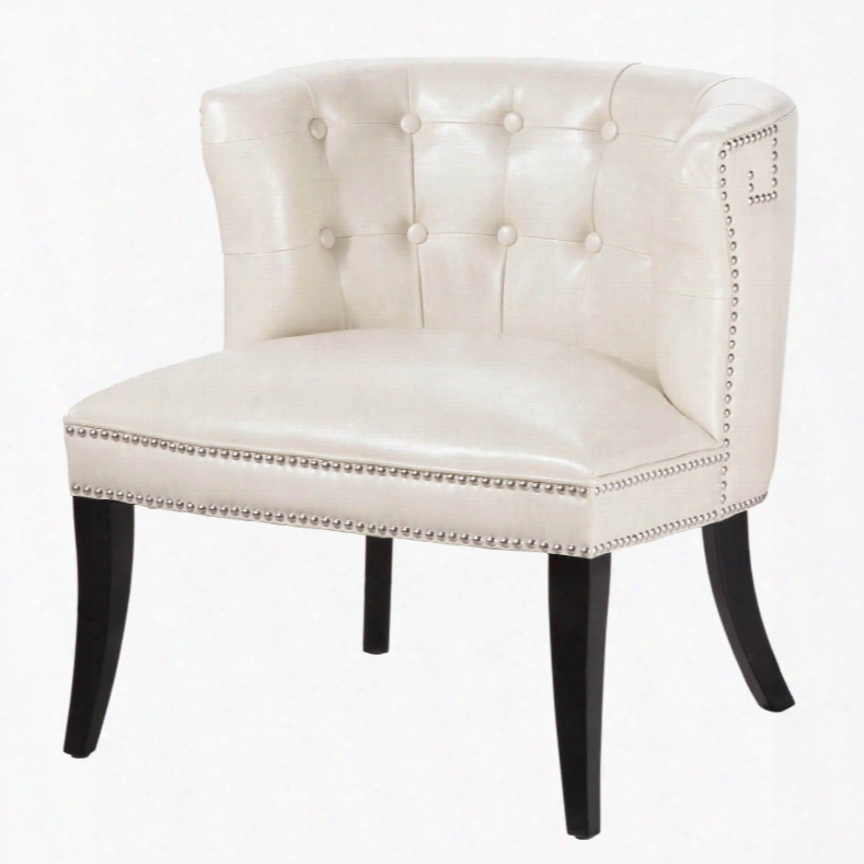 Madison Park Bianca Accent Chair In Bone