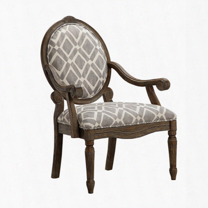 Madison Park Brentwood Accent Chair In Roma Granite